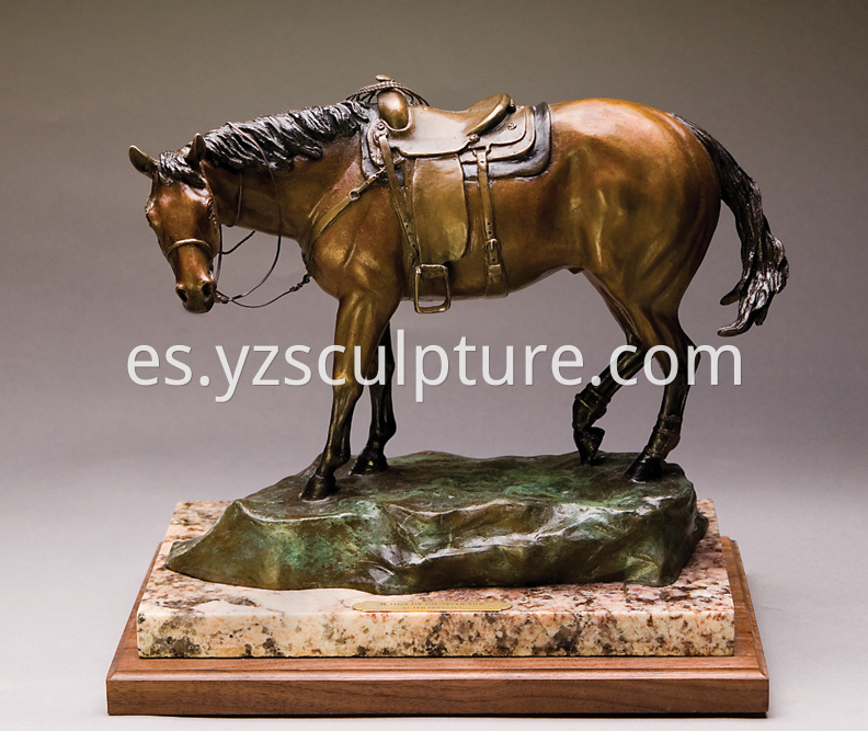 Bronze Life Size Horse Sculpture For Sale